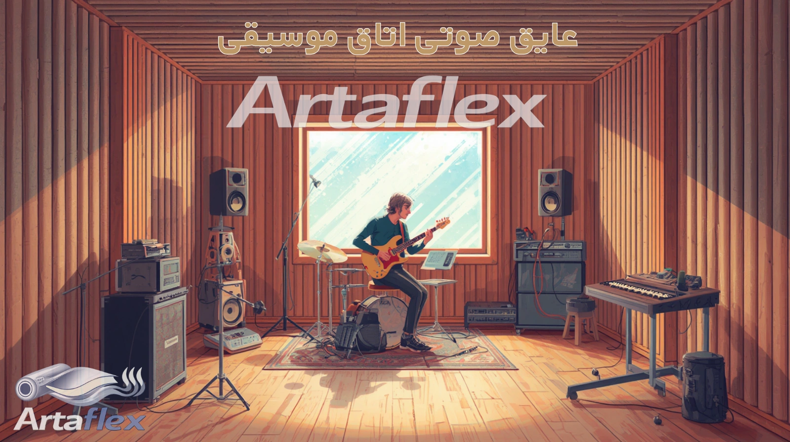 عایق صوتی اتاق موسیقی